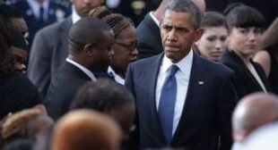 Barack Obama urges resistance to ‘creeping resignation’ on gun laws