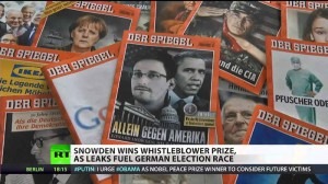 Edward Snowden Wins Whistleblower Award in Germany