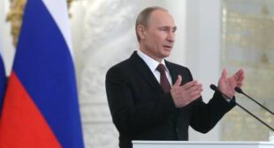 Putin condemns western hypocrisy as he confirms annexation of Crimea