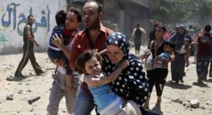 Thousands of civilians flee Gaza, Palestinian death toll surpasses 160
