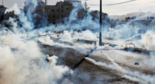 Israeli police use tear gas in clashes with Palestinians in Bethlehem