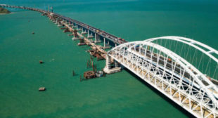 Bridge from mainland Russia to Crimea hours away from opening