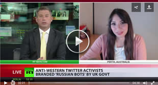 ‘I’ve seen the censorship’: Syrian blogger tells RT how she was labeled a ‘Russian bot’ (VIDEO)