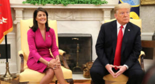 Trump accepts Nikki Haley’s surprise resignation as UN ambassador