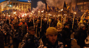 Noisy Rally in Kiev Commemorates WWII Nazi Collaborator Bandera (PHOTOS)
