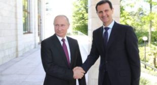 Putin Congratulates Assad on 75th Anniversary of Establishment of Diplomatic Relations