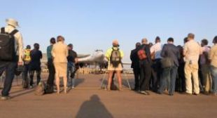 WATCH Russian Tu-160 nuclear-capable bombers land in South Africa 🎞️