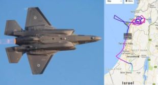 F-35 Stealth Aircraft Goes “Live” On Flight Tracking Websites As It Flies Mission Over Israel