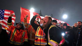 WATCH Canadian truckers defy court injunction, maintain border blockade 🎞
