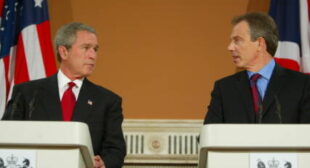 George Bush and Tony Blair lack the moral authority to lecture Russia on Ukraine