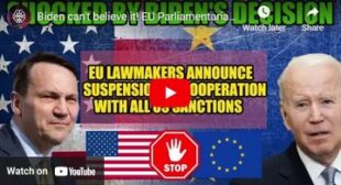 Biden can’t believe it! EU Parliamentarians Announce Decision to Suspend Sanctions with the US! 🎞