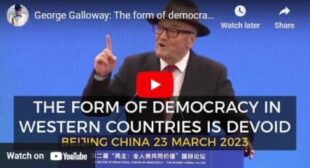 George Galloway: The form of democracy in Western countries is devoid 🎞