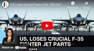 US Loses Crucial Parts of its “5th Gen” F-35 Fighter Aircraft 🎞