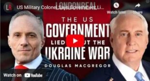US Military Colonel Says Government Lied About Ukraine War – Colonel Douglas Macgregor 🎞