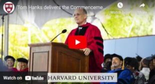 Tom Hanks delivers the Commencement Address | Harvard Commencement 2023