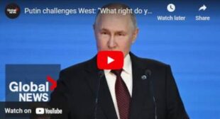 Putin challenges West: “What right do you have to warn anyone?”🎞