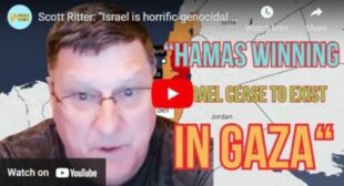 Scott Ritter: “Israel is horrific genocidal maniacal zionist country, H@mas Winning Battle for Gaza”🎞