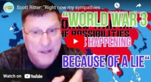 Scott Ritter: “Right now my sympathies are with H@mas Russia not w/ Israel Ukraine because of peace”🎞