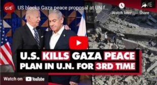 US blocks Gaza peace proposal at UN for 3rd time, holding world hostage🎞