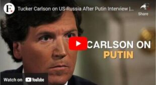 Tucker Carlson on US-Russia After Putin Interview | Ukraine War | World Government Summit🎞