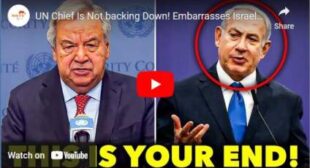 UN Chief Is Not backing Down! Embarrasses Israel Live In His Viral Speech!🎞