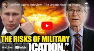 Jeffrey Sachs Interview – The Urgent Need for Peace