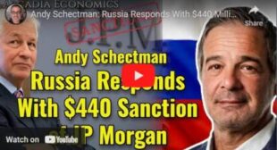 Russia Responds With $440 Million Sanction On JP Morgan Assets