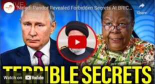 Naledi Pandor Revealed Forbidden Secrets At BRICS Foreign Ministers Meeting!