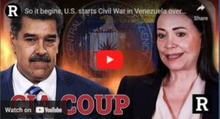 So it begins, U.S. starts Civil War in Venezuela over election results it doesn’t like