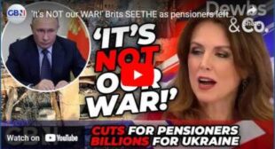 ‘It’s NOT our WAR!’ Brits SEETHE as pensioners left to FREEZE while UK bungs BILLIONS to foreign war