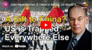 John Mearsheimer: If I Were in Beijing, US Would Already Be Kicked Out of Asia