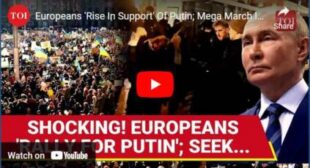 Europeans ‘Rise In Support’ Of Putin; Mega March In NATO Nation | ‘No More Weapons For Kyiv’