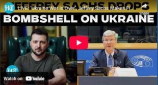 LIVE: ‘Ukraine War is Over’, Jeffrey Sachs Makes Fiery Speech At EU Parliament, Challenges America!