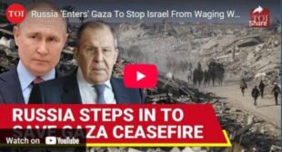 Russia ‘Enters’ Gaza To Stop Israel From Waging War On Hamas? Putin Aide Lavrov’s Big Statement