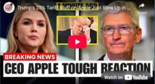 Trump’s 25% Tariff Bluff on Apple Just Blew Up in His Face — Here’s How Tim Cook Responded.