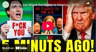 Canada Just Wiped Out Flights to America! 280,000 American Jobs at Risk! Canada Just Wiped Out Flights to America! 280,000 American Jobs at Risk!