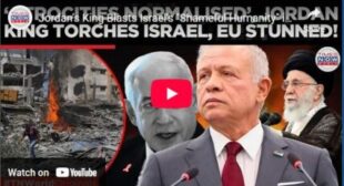 Jordan’s King Blasts Israel’s “Shameful Humanity” in EU Parliament!
