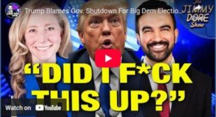 Trump Blames Gov. Shutdown For Big Dem Election Wins!